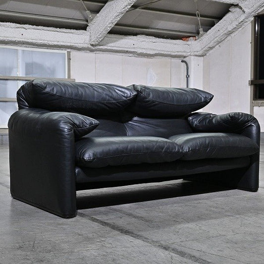 Vintage Sofa Maralunga von Vico Magistretti für Cassina