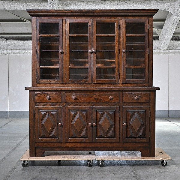 Vintage Schrank Diamantschnitt von Matsumoto Mingei Möbel