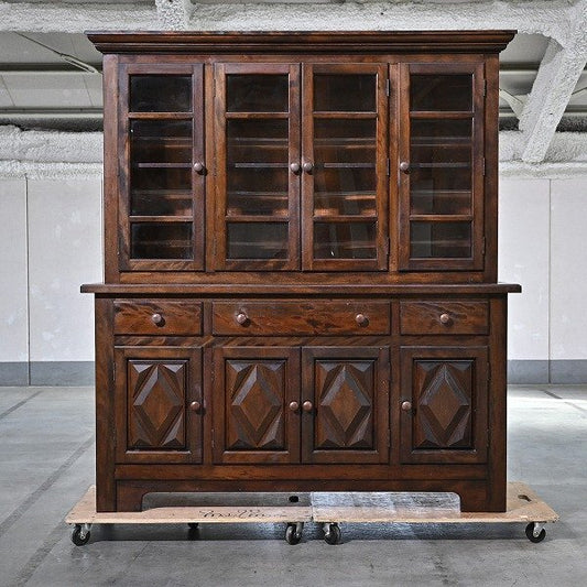 Vintage Schrank Diamantschnitt von Matsumoto Mingei Möbel