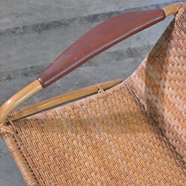 Vintage Loungesessel aus Rattan von Yamakawa Rattan