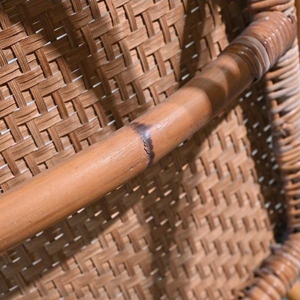 Vintage Loungesessel aus Rattan von Yamakawa Rattan