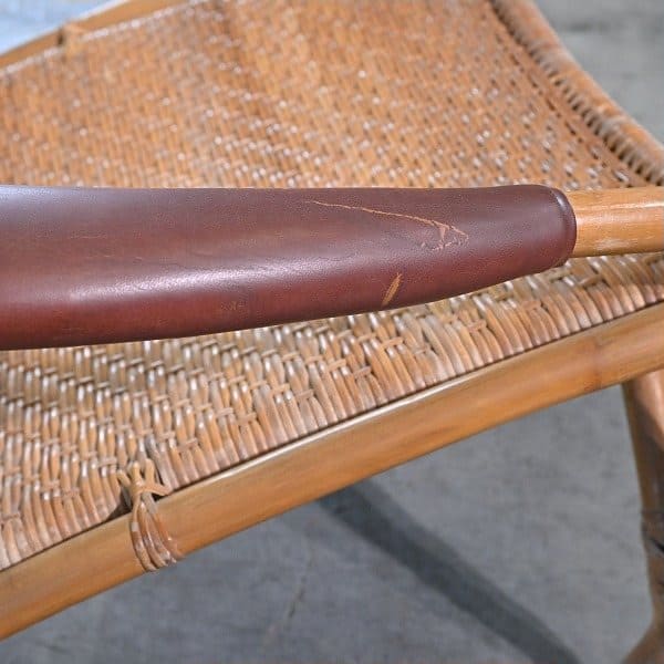 Vintage Loungesessel aus Rattan von Yamakawa Rattan