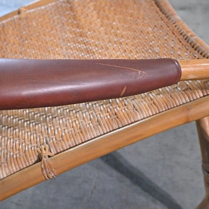 Vintage Loungesessel aus Rattan von Yamakawa Rattan