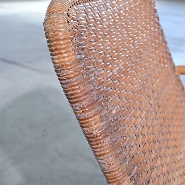 Vintage Loungesessel aus Rattan von Yamakawa Rattan