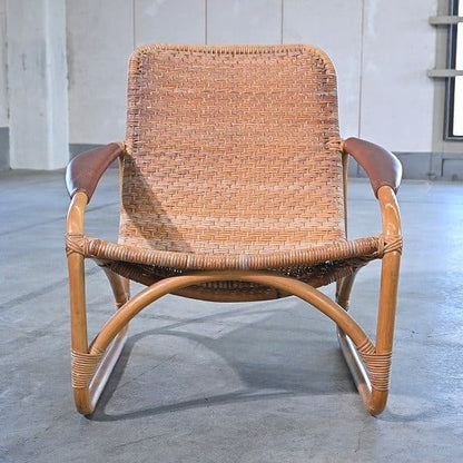 Vintage Loungesessel aus Rattan von Yamakawa Rattan