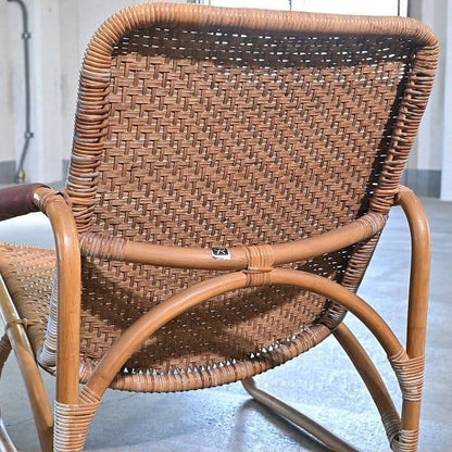 Vintage Loungesessel aus Rattan von Yamakawa Rattan