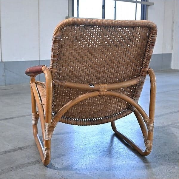 Vintage Loungesessel aus Rattan von Yamakawa Rattan