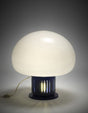 Vintage table lamp Paola by Studio Tetrarch for Lumenform blue white