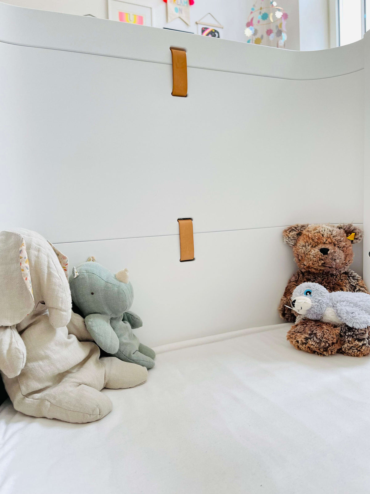 Babybett und Kinderbett "Wood Mini+" mit Hochbett-Erweiterung von Oliver Furniture