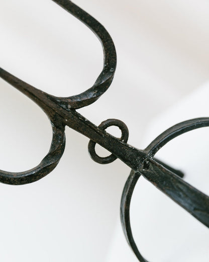 Vintage Kerzenhalter Eisen 70er Jahre Mid-Century Design