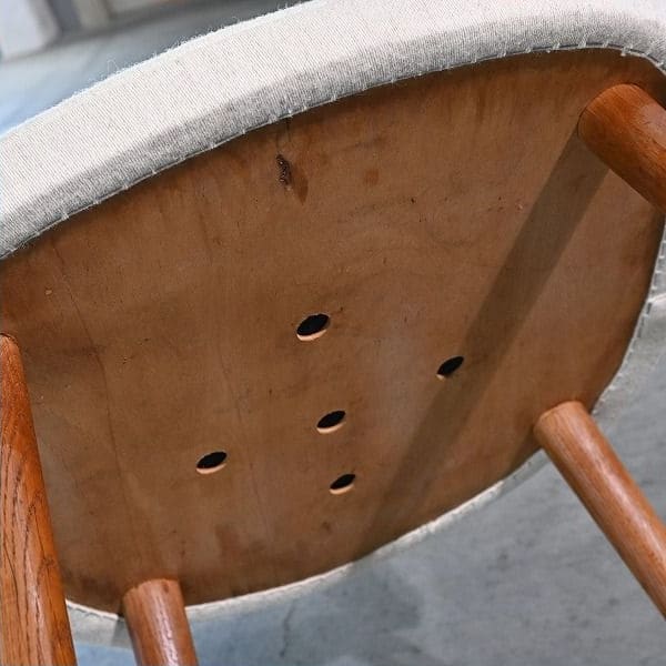 Vintage Stuhl aus Dänemark, Eiche, hoher Rücken