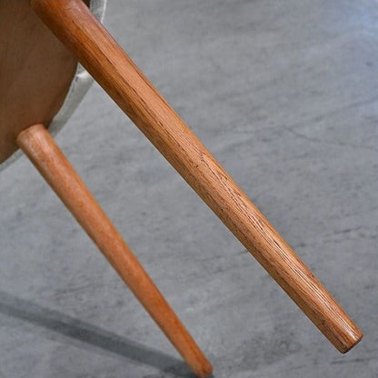 Vintage Stuhl aus Dänemark, Eiche, hoher Rücken