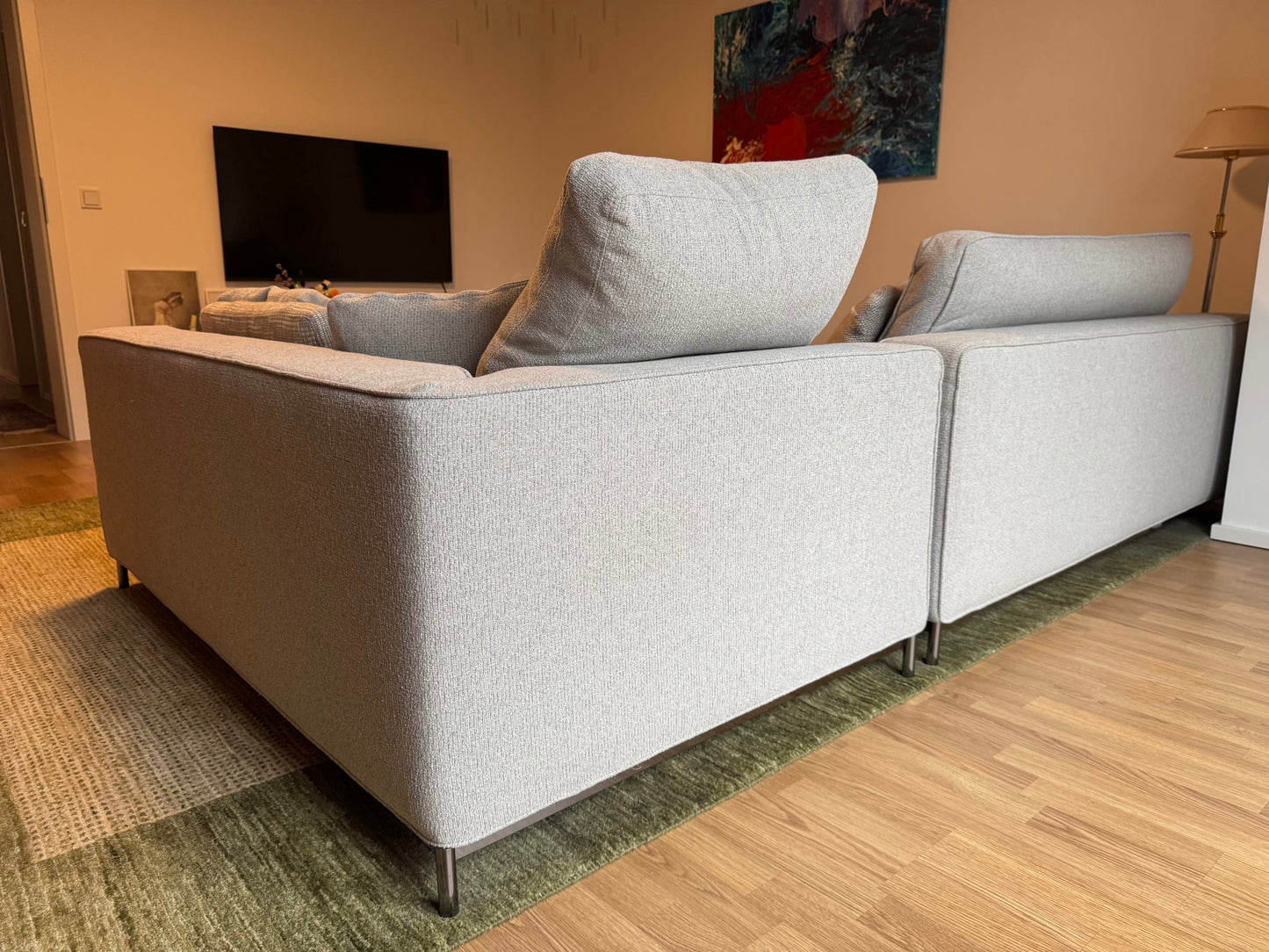 Vintage Modulsofa Albers von Minotti mit Kissenset