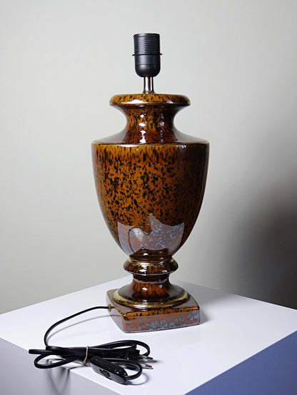Tischlampe Keramik Hollywood Regency, Italien 1970er Jahre