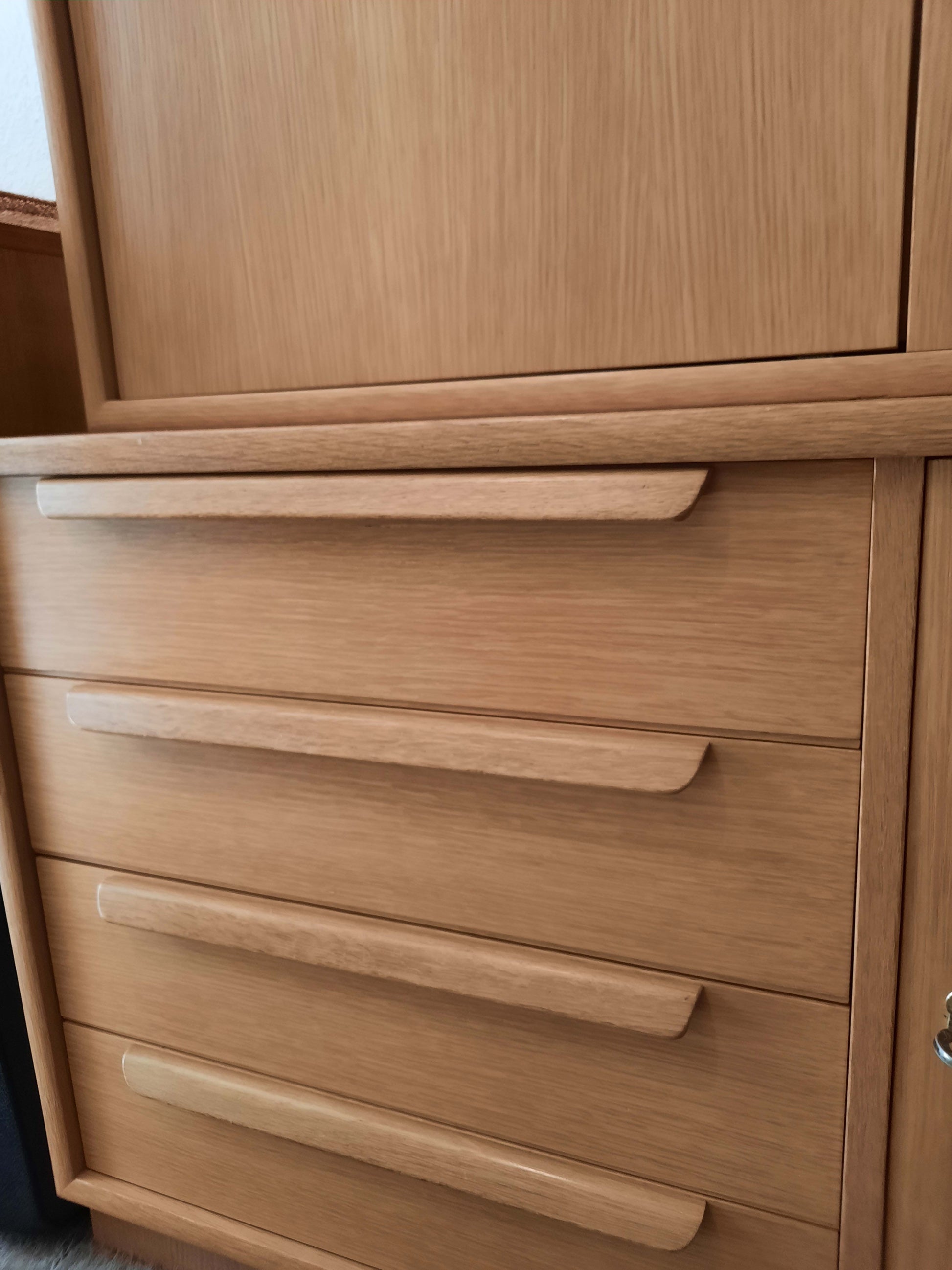 Vintage Schrank Eiche von WK Möbel, 1977