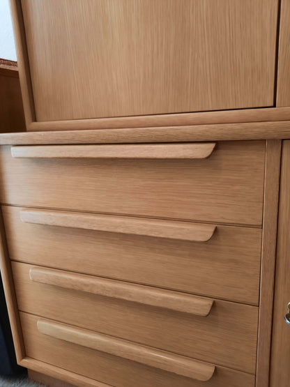Vintage Schrank Eiche von WK Möbel, 1977