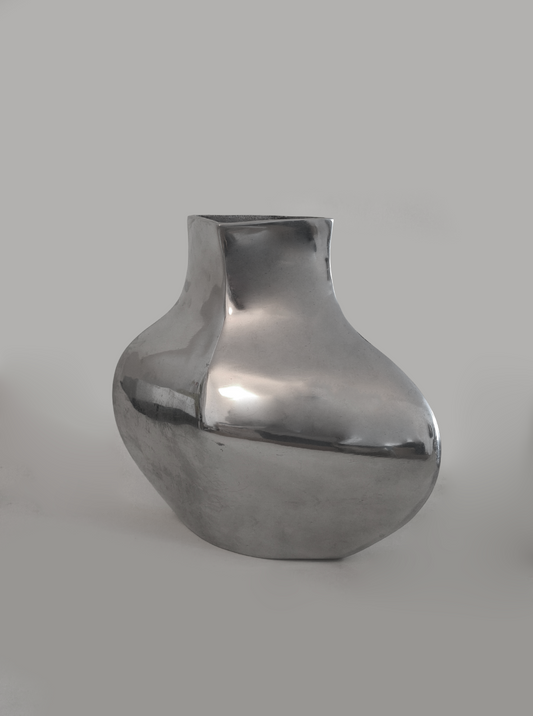 Vintage Vase Chrom