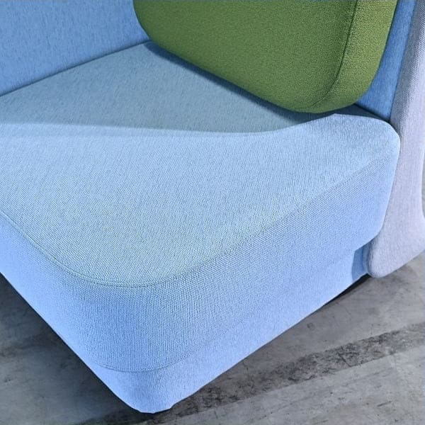 Vintage Sofa pinamo von ITOKI, Einzelsofa, halbprivat, mit Rollen, gebraucht