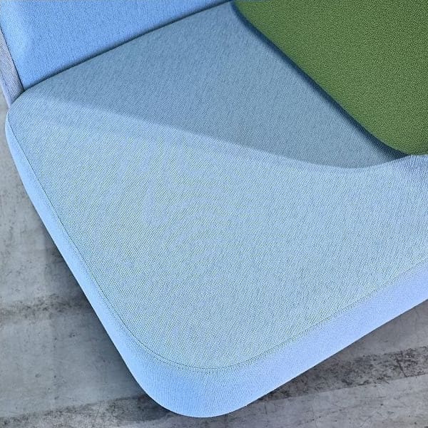 Vintage Sofa pinamo von ITOKI, Einzelsofa, halbprivat, mit Rollen, gebraucht