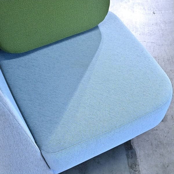 Vintage Sofa pinamo von ITOKI, Einzelsofa, halbprivat, mit Rollen, gebraucht