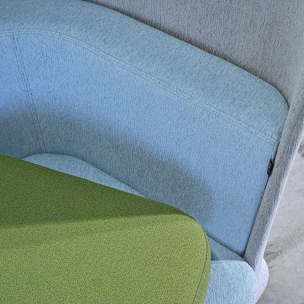 Vintage Sofa pinamo von ITOKI, Einzelsofa, halbprivat, mit Rollen, gebraucht