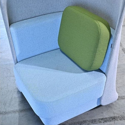 Vintage Sofa pinamo von ITOKI, Einzelsofa, halbprivat, mit Rollen, gebraucht