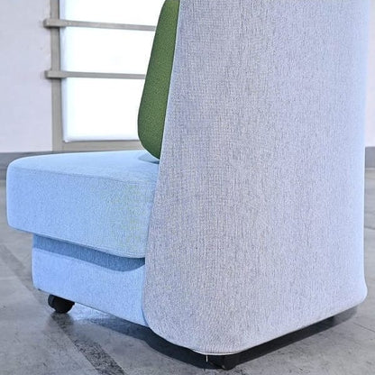 Vintage Sofa pinamo von ITOKI, Einzelsofa, halbprivat, mit Rollen, gebraucht