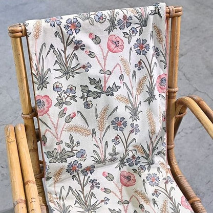 Vintage Stuhl von R. Wengler für Kbenhavn, Rattan, Armlehne, gebraucht