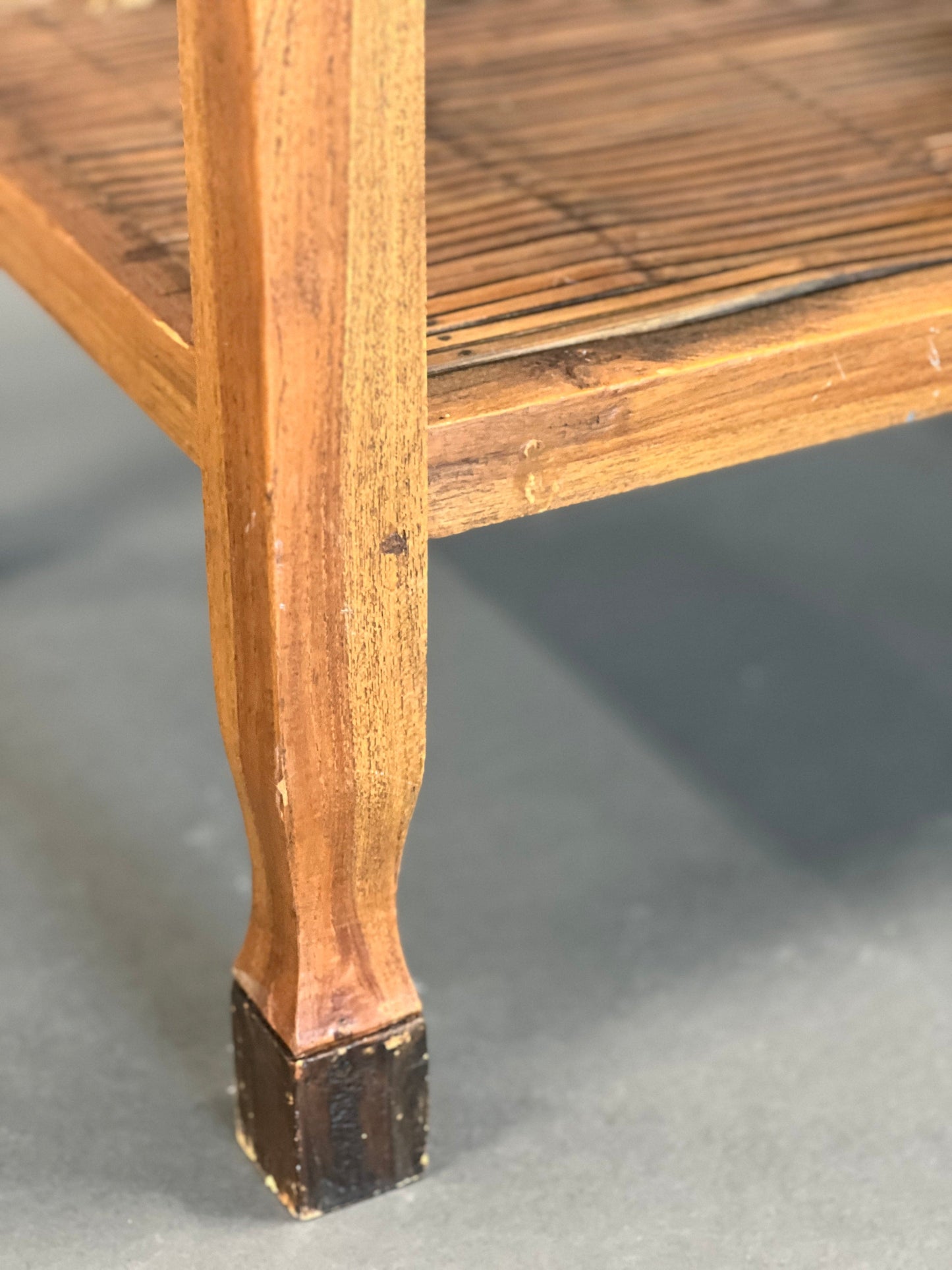 Vintage Bambus Beistelltisch