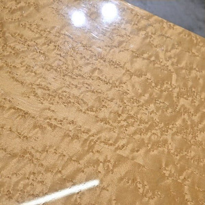 Vintage Couchtisch Wave von Giovanni Offredi für Saporiti Italia, Birds Eye Maple