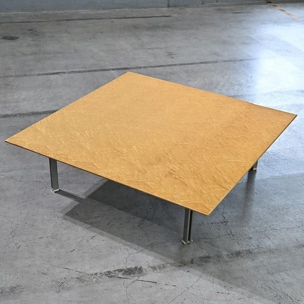 Vintage Couchtisch Wave von Giovanni Offredi für Saporiti Italia, Birds Eye Maple
