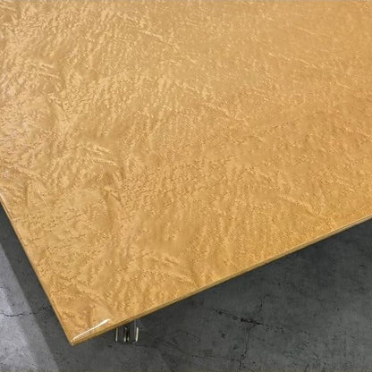 Vintage Couchtisch Wave von Giovanni Offredi für Saporiti Italia, Birds Eye Maple
