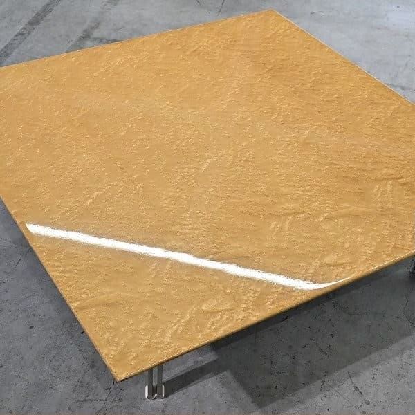 Vintage Couchtisch Wave von Giovanni Offredi für Saporiti Italia, Birds Eye Maple