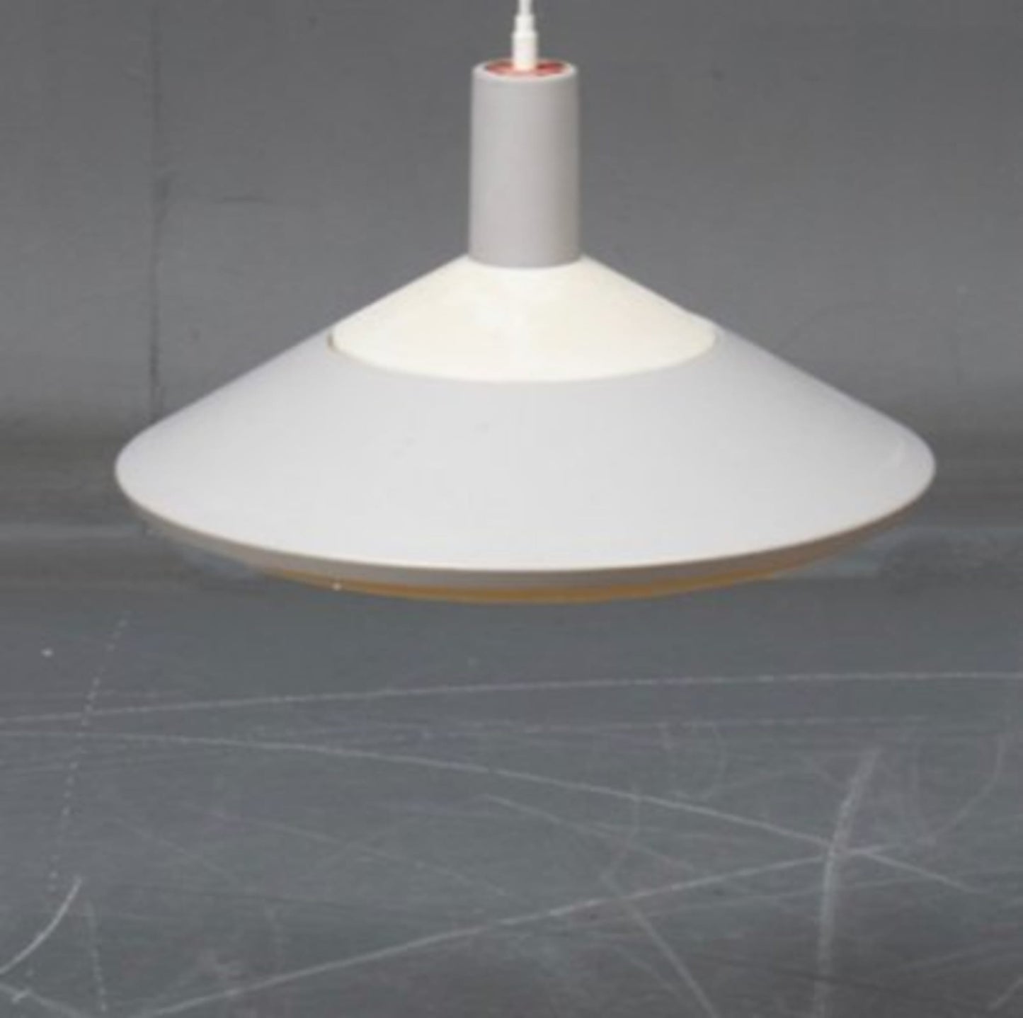 Vintage Deckenlampe von Louis Poulsen für Louis Poulsen grau