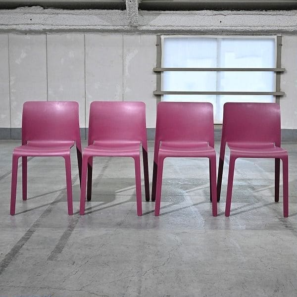 Vintage Stuhl CHAIR FIRST von Stefano Giovannoni für Magis Set von 4 stapelbar