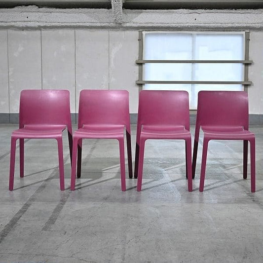 Vintage Stuhl CHAIR FIRST von Stefano Giovannoni für Magis Set von 4 stapelbar