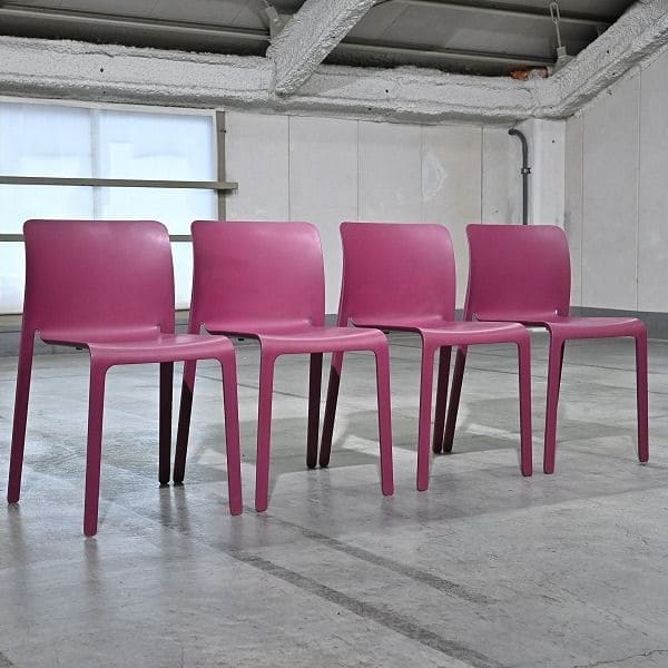 Vintage Stuhl CHAIR FIRST von Stefano Giovannoni für Magis Set von 4 stapelbar