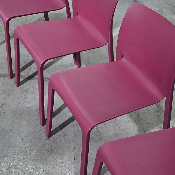 Vintage Stuhl CHAIR FIRST von Stefano Giovannoni für Magis Set von 4 stapelbar