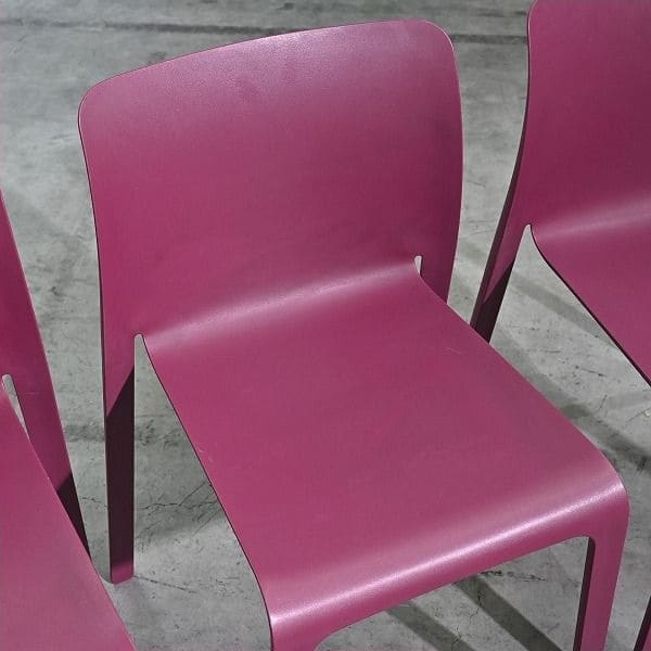 Vintage Stuhl CHAIR FIRST von Stefano Giovannoni für Magis Set von 4 stapelbar