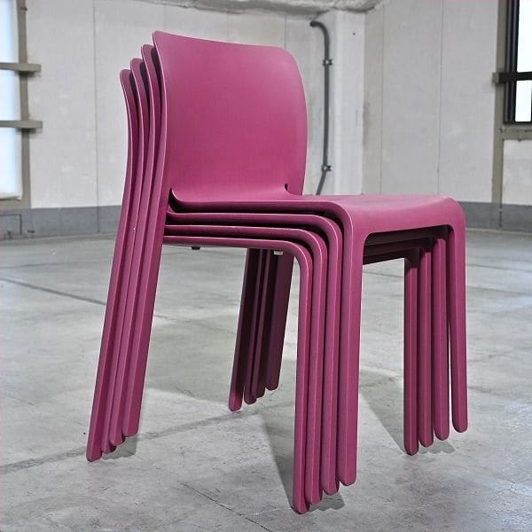 Vintage Stuhl CHAIR FIRST von Stefano Giovannoni für Magis Set von 4 stapelbar