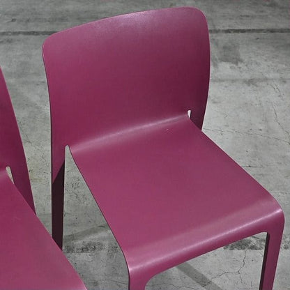 Vintage Stuhl CHAIR FIRST von Stefano Giovannoni für Magis Set von 4 stapelbar