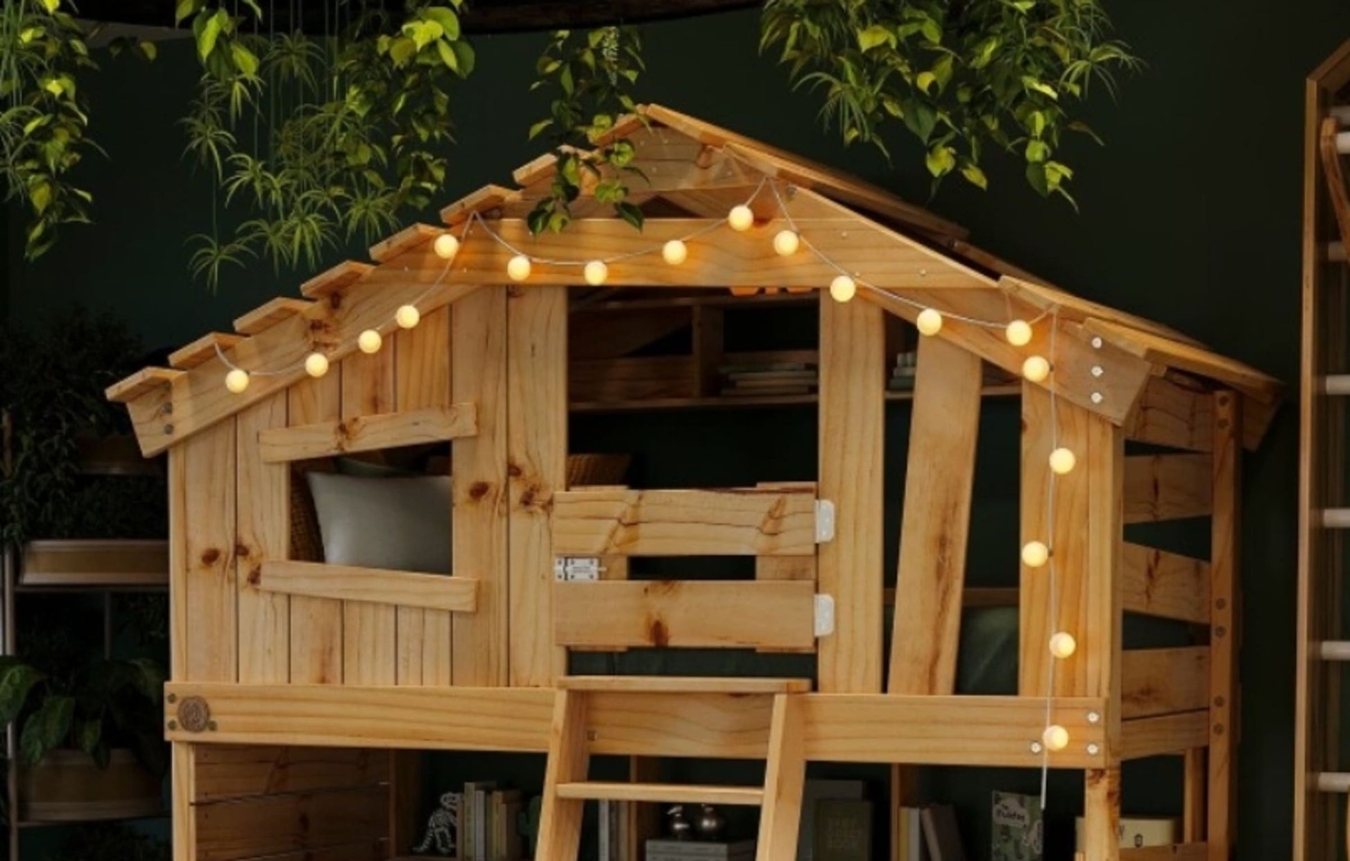 Hochbett Bibex Alpin Chalet von Bibex Massivholz sehr stabil mit Lattenrost Pre-Loved