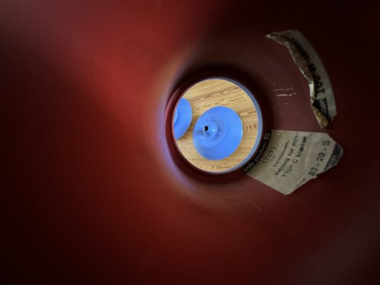 Vintage Pendelleuchte PH5 von Poul Henningsen für Louis Poulsen blau
