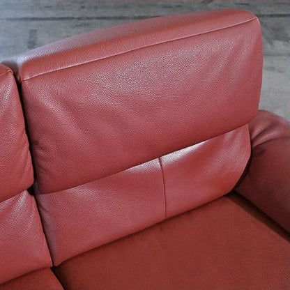Vintage Sofa Lugano mit Ottoman von Erpo, Deutschland, Leder, gebraucht, Relaxfunktion