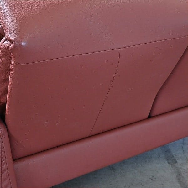 Vintage Sofa Lugano mit Ottoman von Erpo, Deutschland, Leder, gebraucht, Relaxfunktion