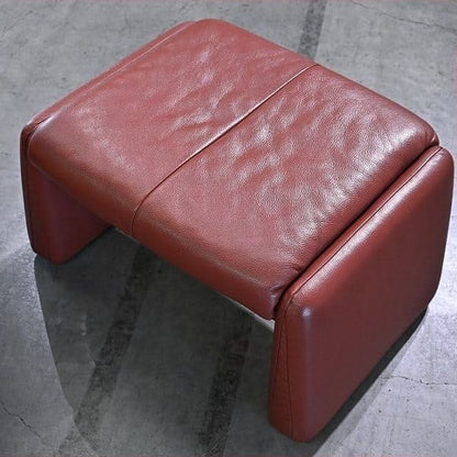 Vintage Sofa Lugano mit Ottoman von Erpo, Deutschland, Leder, gebraucht, Relaxfunktion
