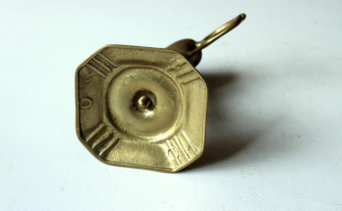Vintage Kerzenschere mit Ständer aus Messing