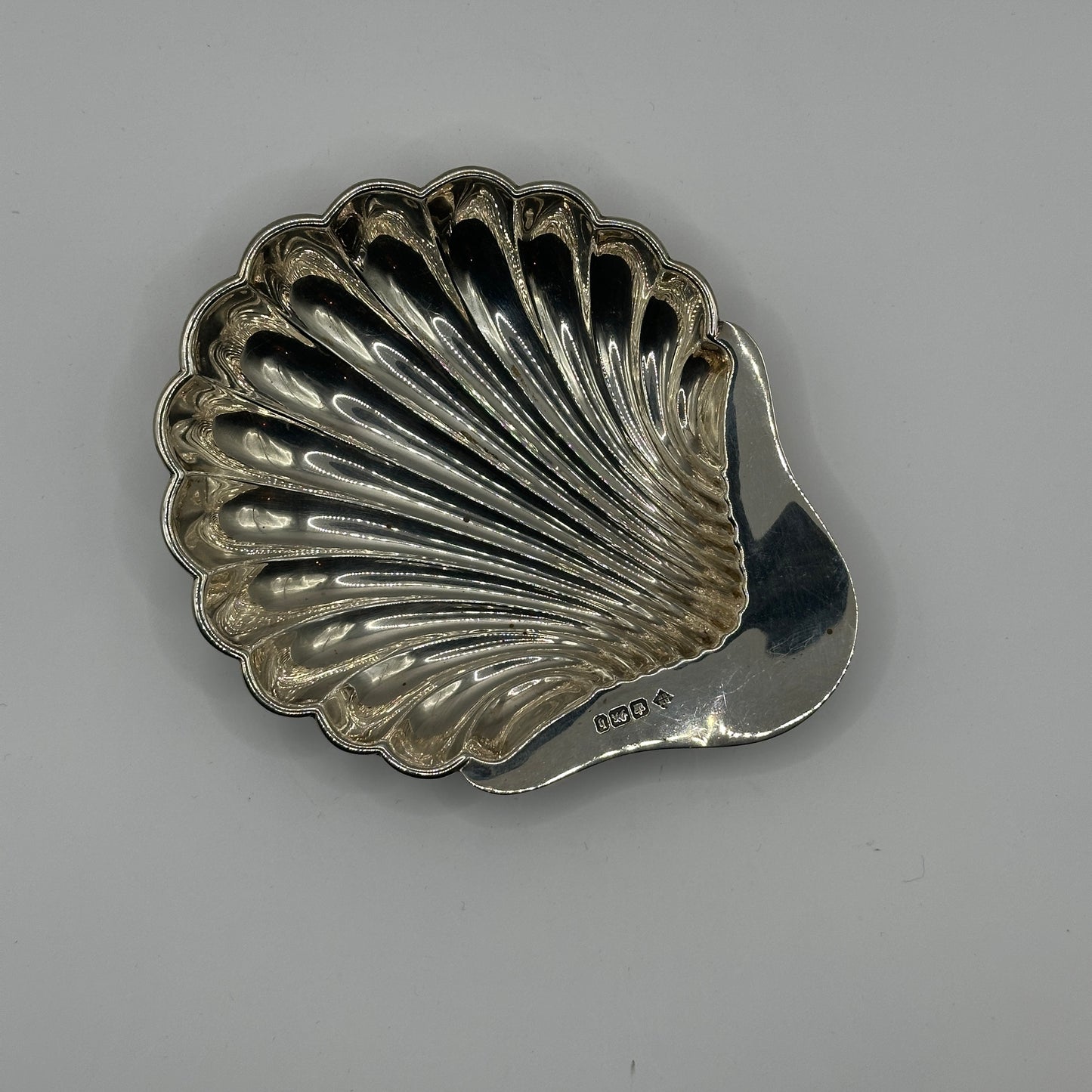 Vintage Muschel-Schale Sterling Silber klassisch und elegant