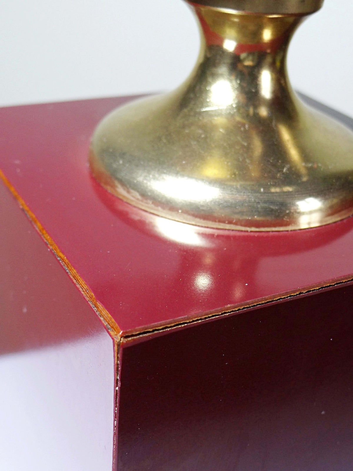 Vintage Tischlampe "Vérone" von Le Dauphin, Messing