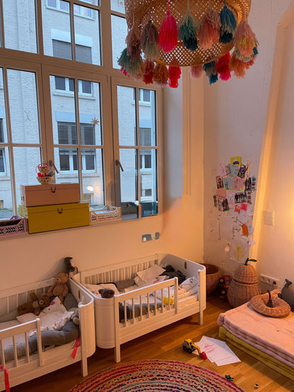 Babybett und Kinderbett "Wood Mini+" mit Hochbett-Erweiterung von Oliver Furniture